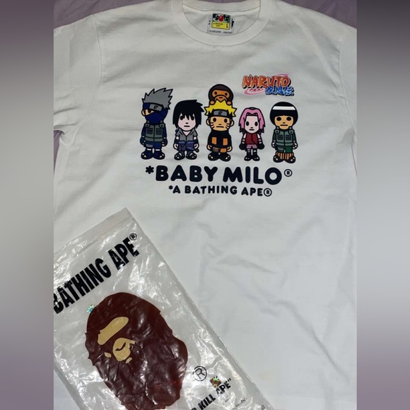 Bape x Naruto Milo #3 Tee (will bargain price) - Picture 1 of 5